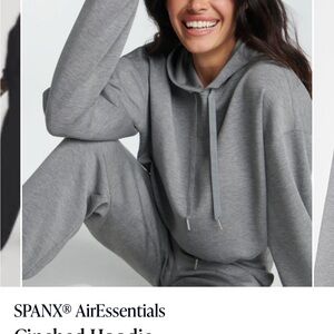 SPANX Gray Cinched Hoodie for Women — LIKE NEW!!! Never worn!